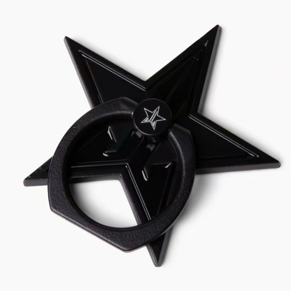 🌟🖤 Jeffree Star Cosmetics Black Star Metal Phone Ring 🖤🌟